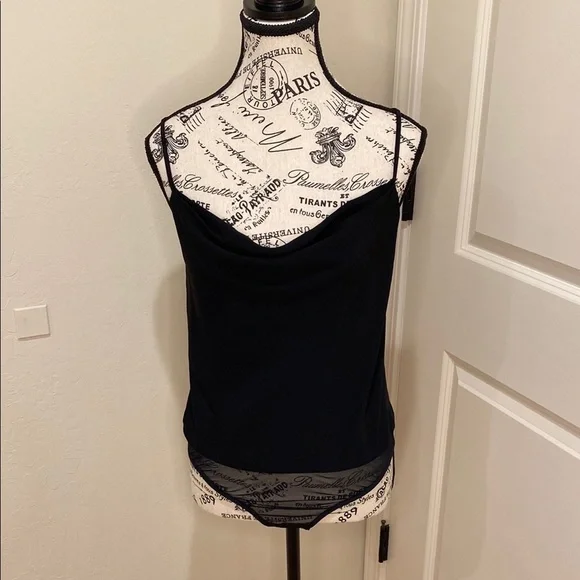 ASTR The Label cowl neck black bodysuit - Picture 1 of 7